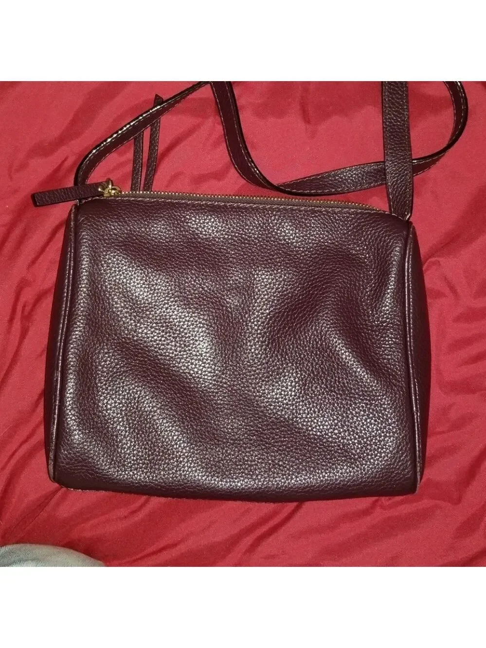 Kate Spade Plum Leather Crossbody Bag